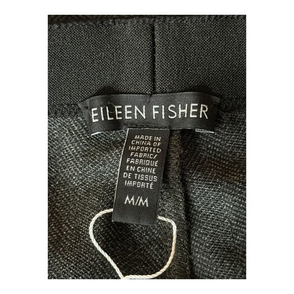 Eileen Fisher herringbone jersey ankle pull on legging Pants gray size Medium M - Picture 4 of 5